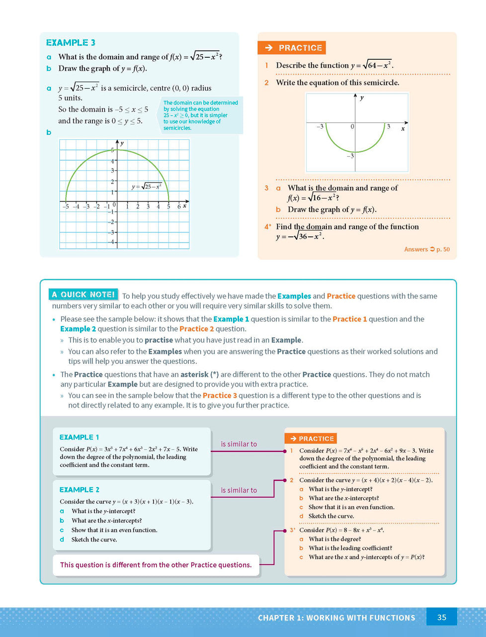 Excel Year 11 Mathematics Advanced Study Guide — inside page 5