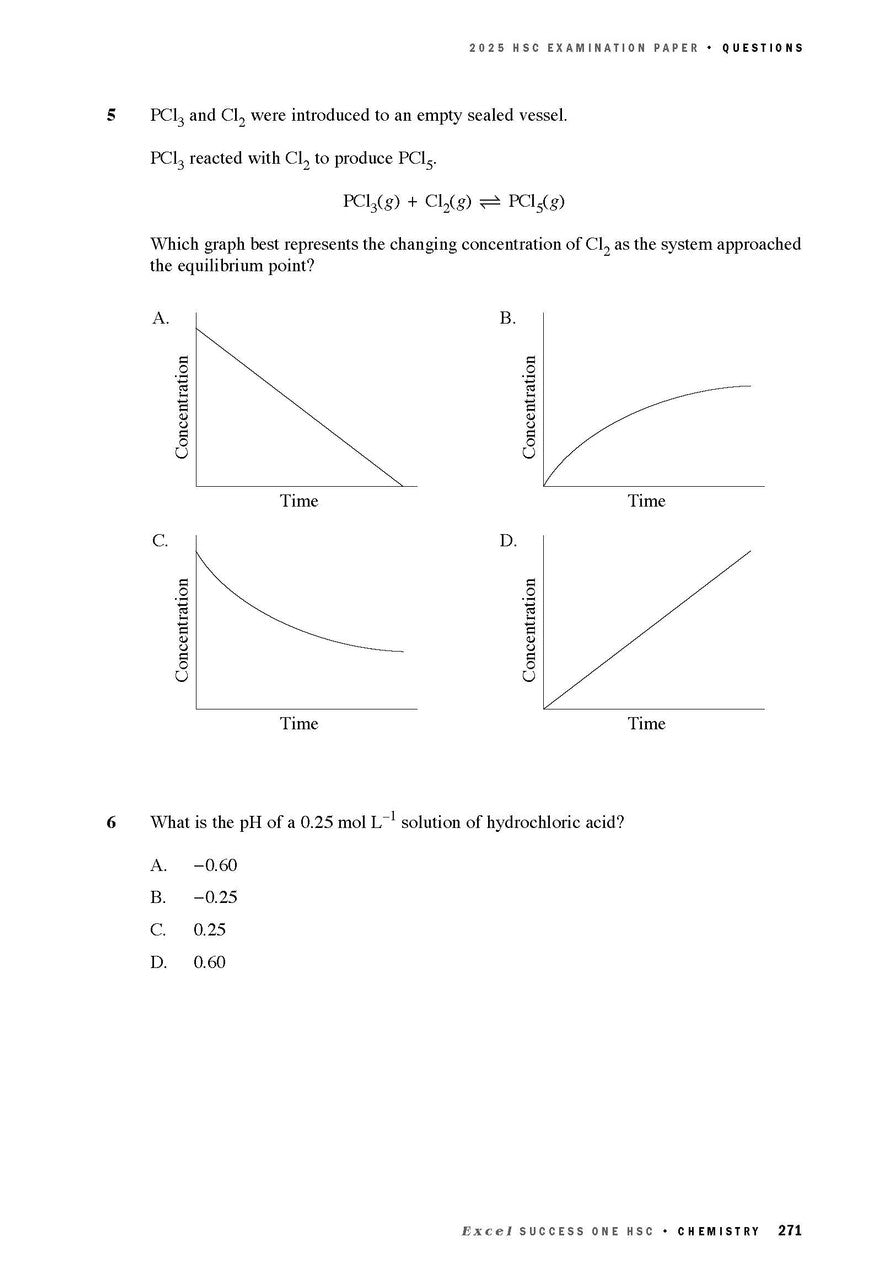 Excel Success One HSC Chemistry 2026 Edition — inside page 6