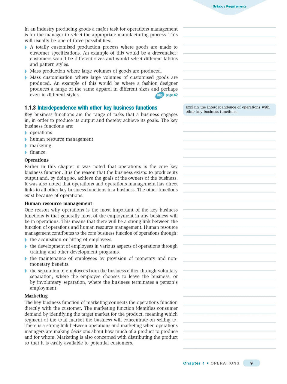 Excel HSC - Business Studies Study Guide — inside page 6