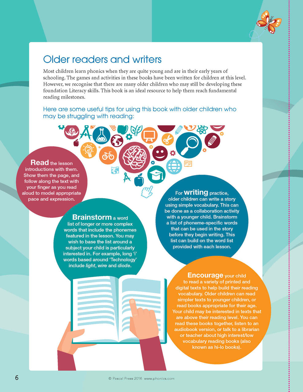 The Mega Book of Phonics Worksheets — inside page 6