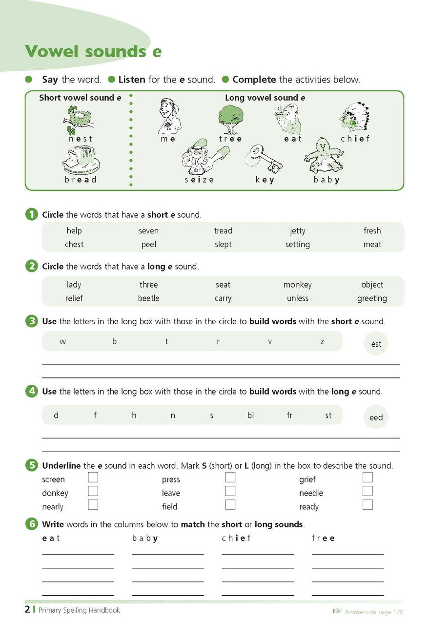 Excel Handbooks - Primary Spelling Years 3-6 — inside page 6