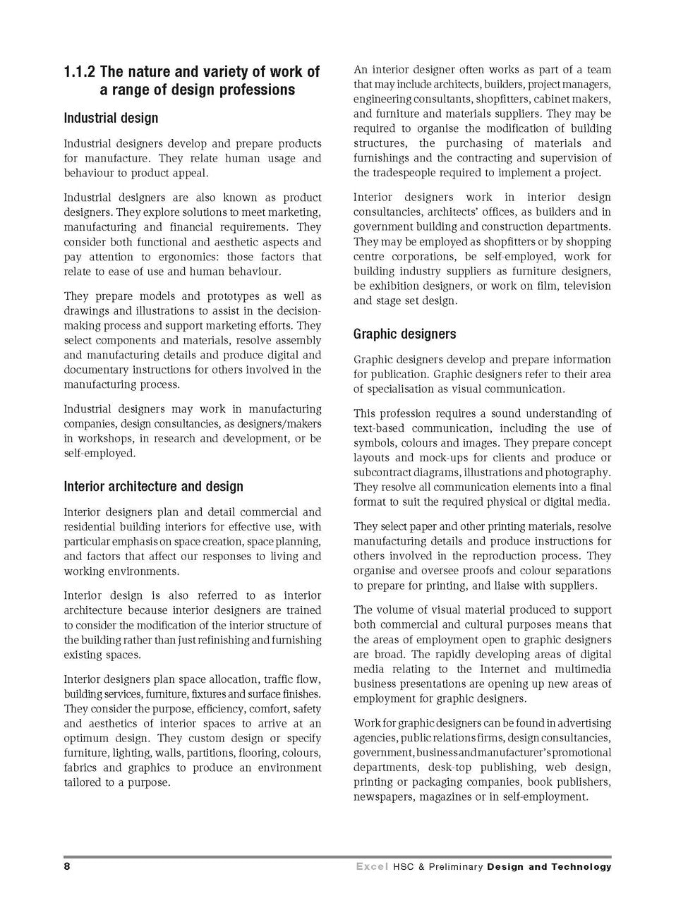 Excel HSC and Preliminary - Design and Technology Study Guide — inside page 7