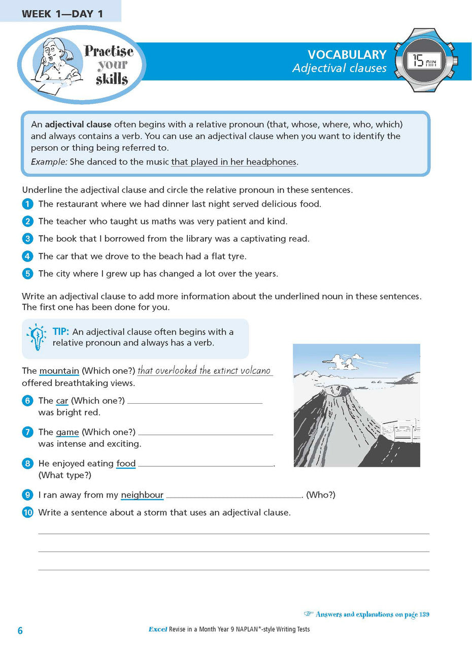 Excel Revise in a Month Year 9 NAPLAN*-style Writing Tests — inside page 7