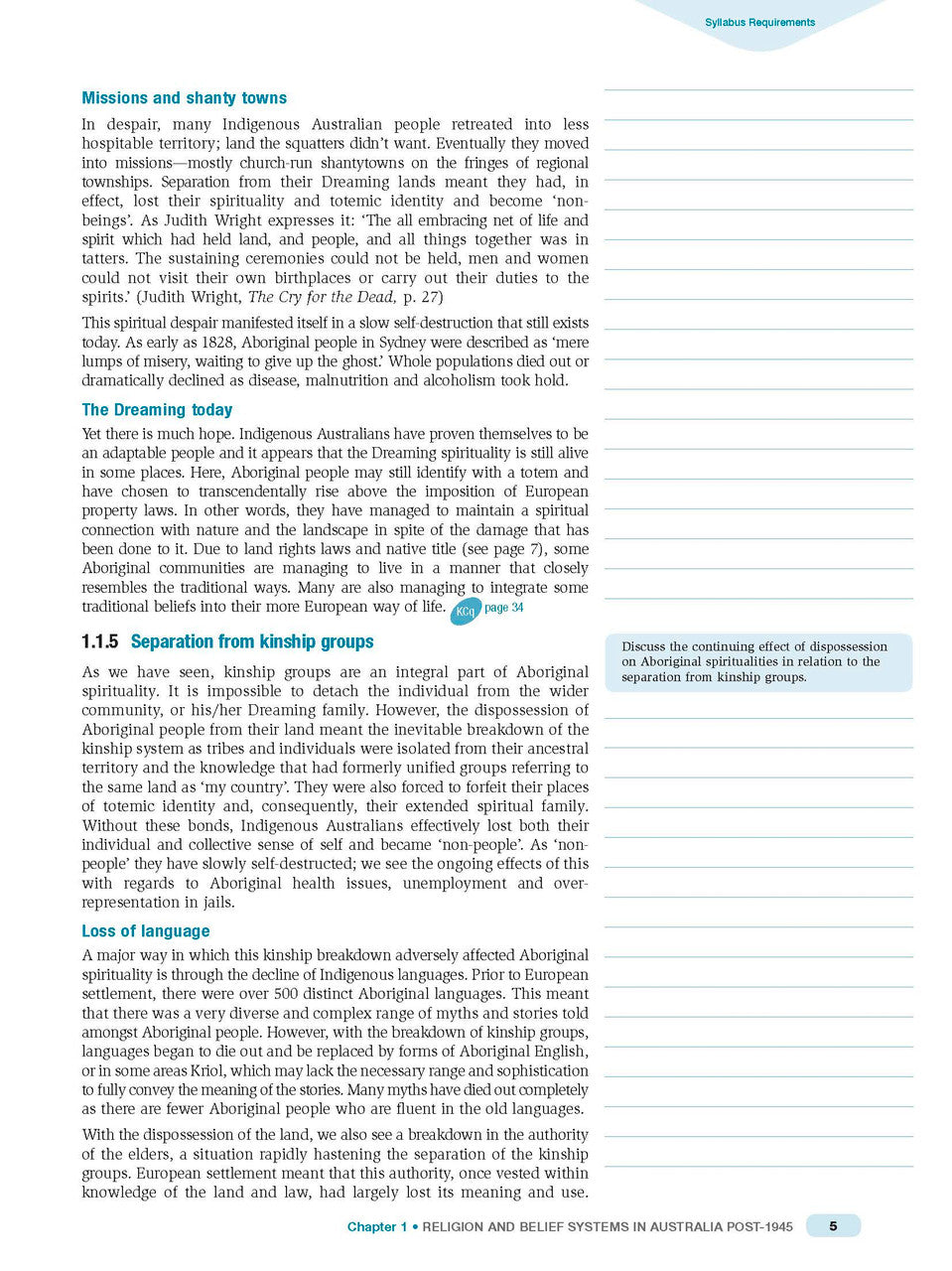 Excel HSC - Studies of Religion I and II Study Guide — inside page 8