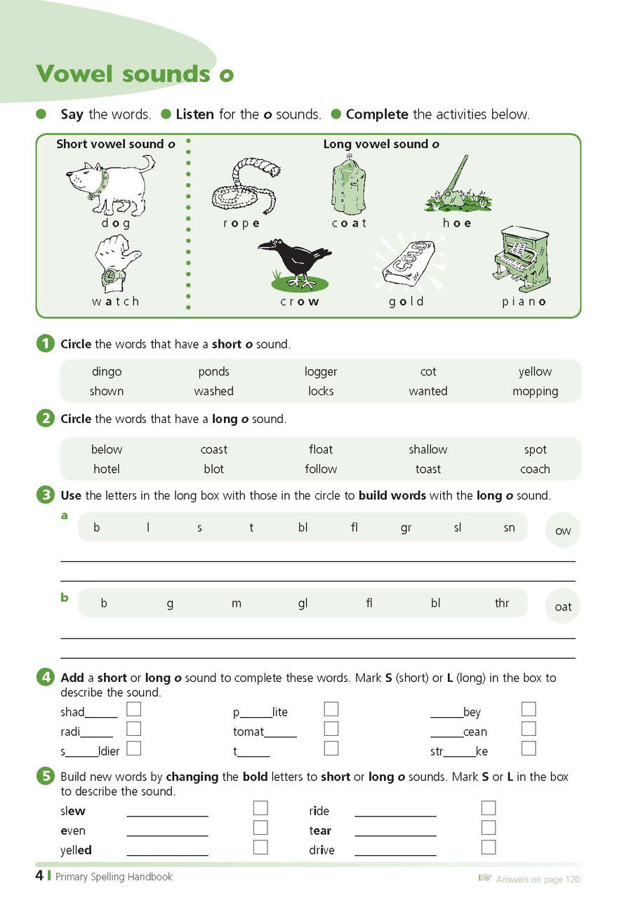 Excel Handbooks - Primary Spelling Years 3-6 — inside page 8