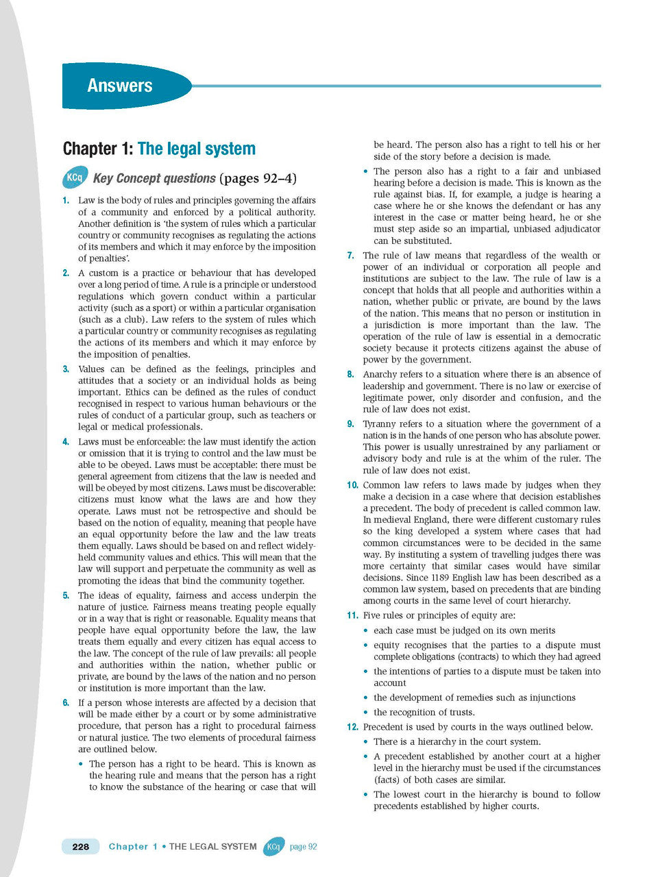Excel Preliminary - Legal Studies Study Guide — inside page 8