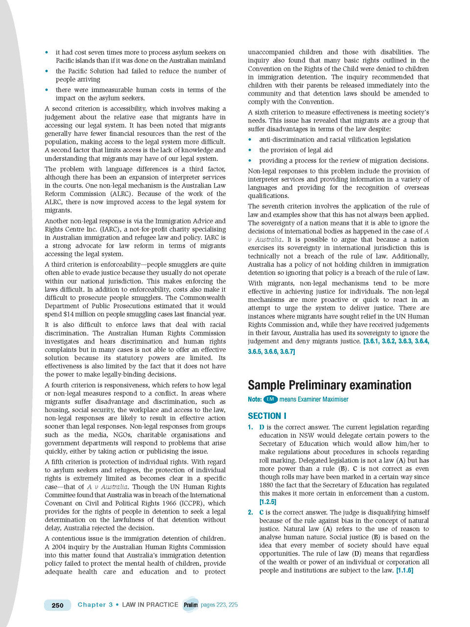 Excel Preliminary - Legal Studies Study Guide — inside page 9