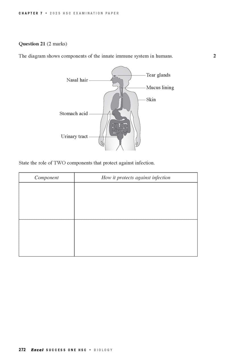 Excel Success One HSC Biology 2026 Edition — inside page 9