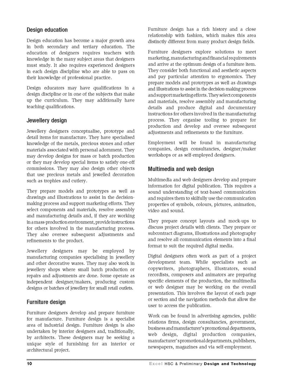 Excel HSC and Preliminary - Design and Technology Study Guide — inside page 9