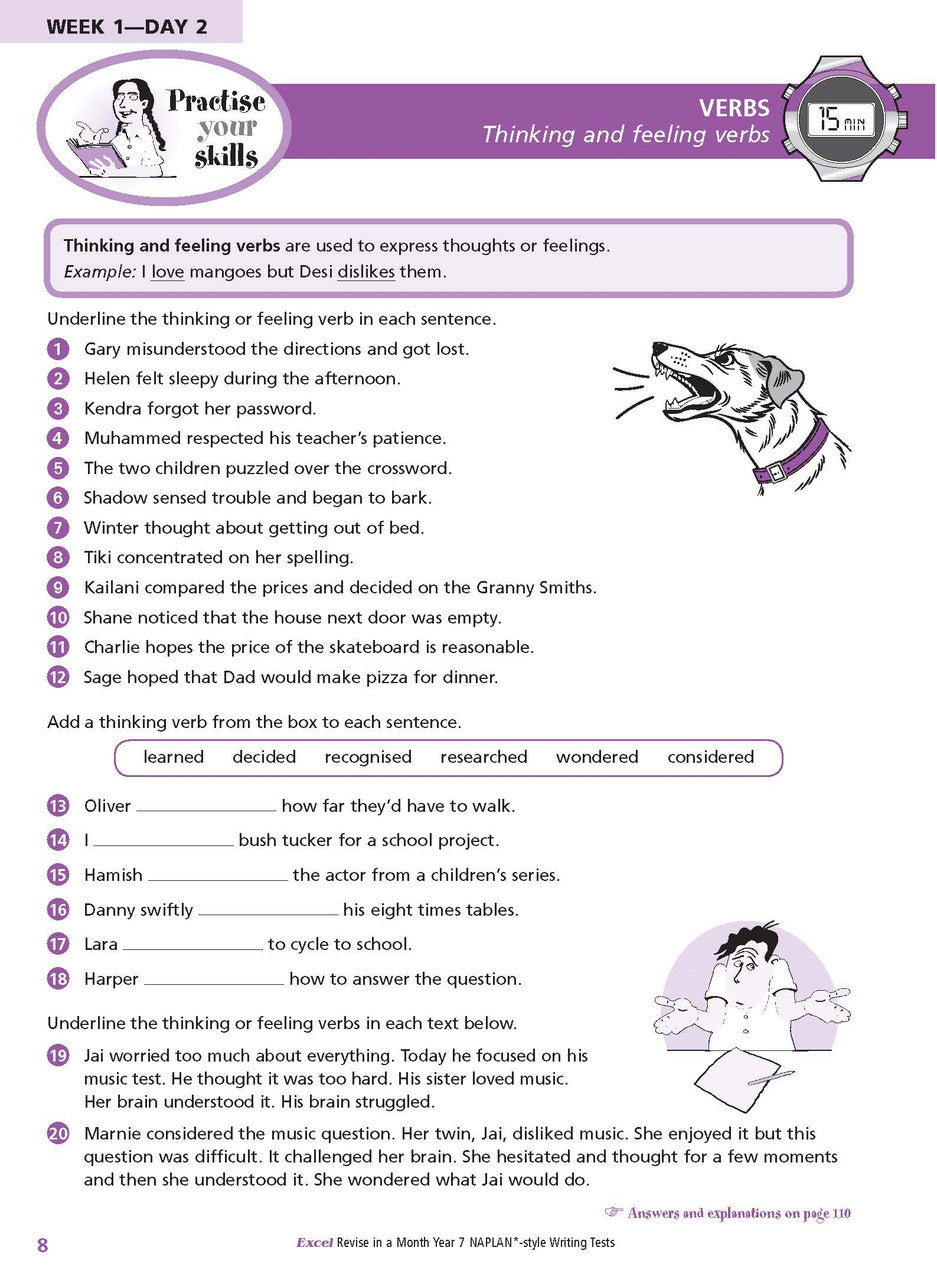 Excel Revise in a Month Year 7 NAPLAN*-style Writing Tests — inside page 9