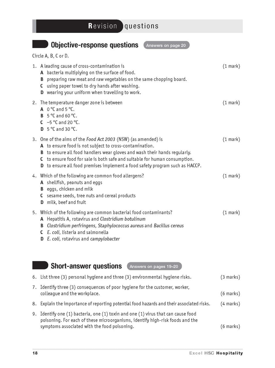 Excel HSC - Hospitality Study Guide — inside page 10