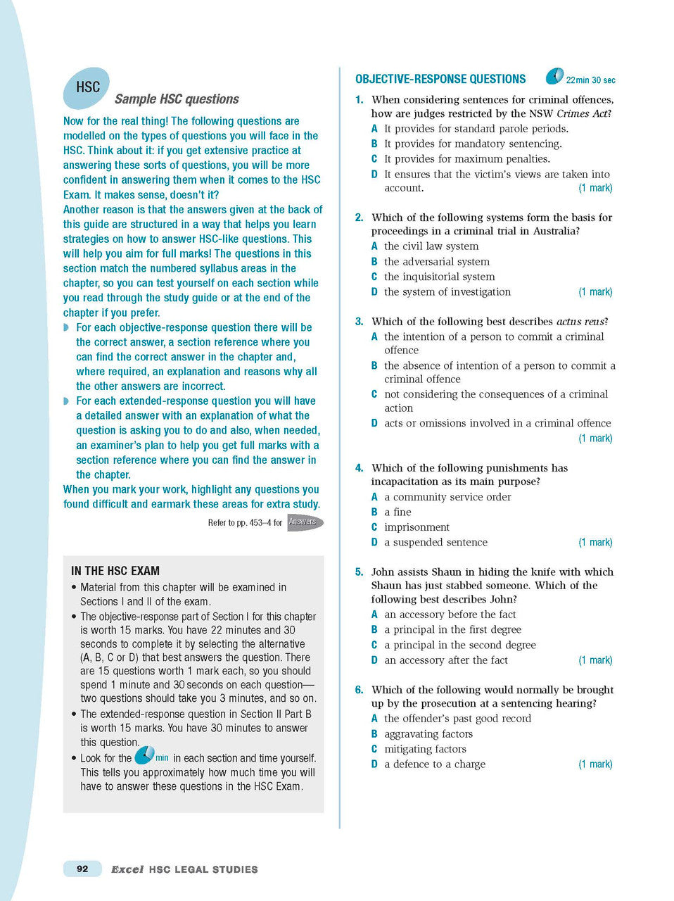 Excel HSC - Legal Studies Study Guide — inside page 10