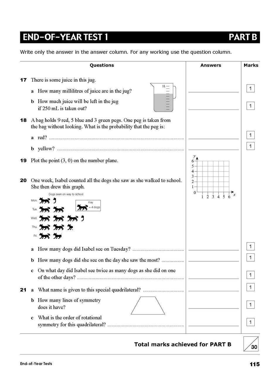 Excel Essential Skills - Year 5 Mathematics Revision & Test Workbook — inside page 10