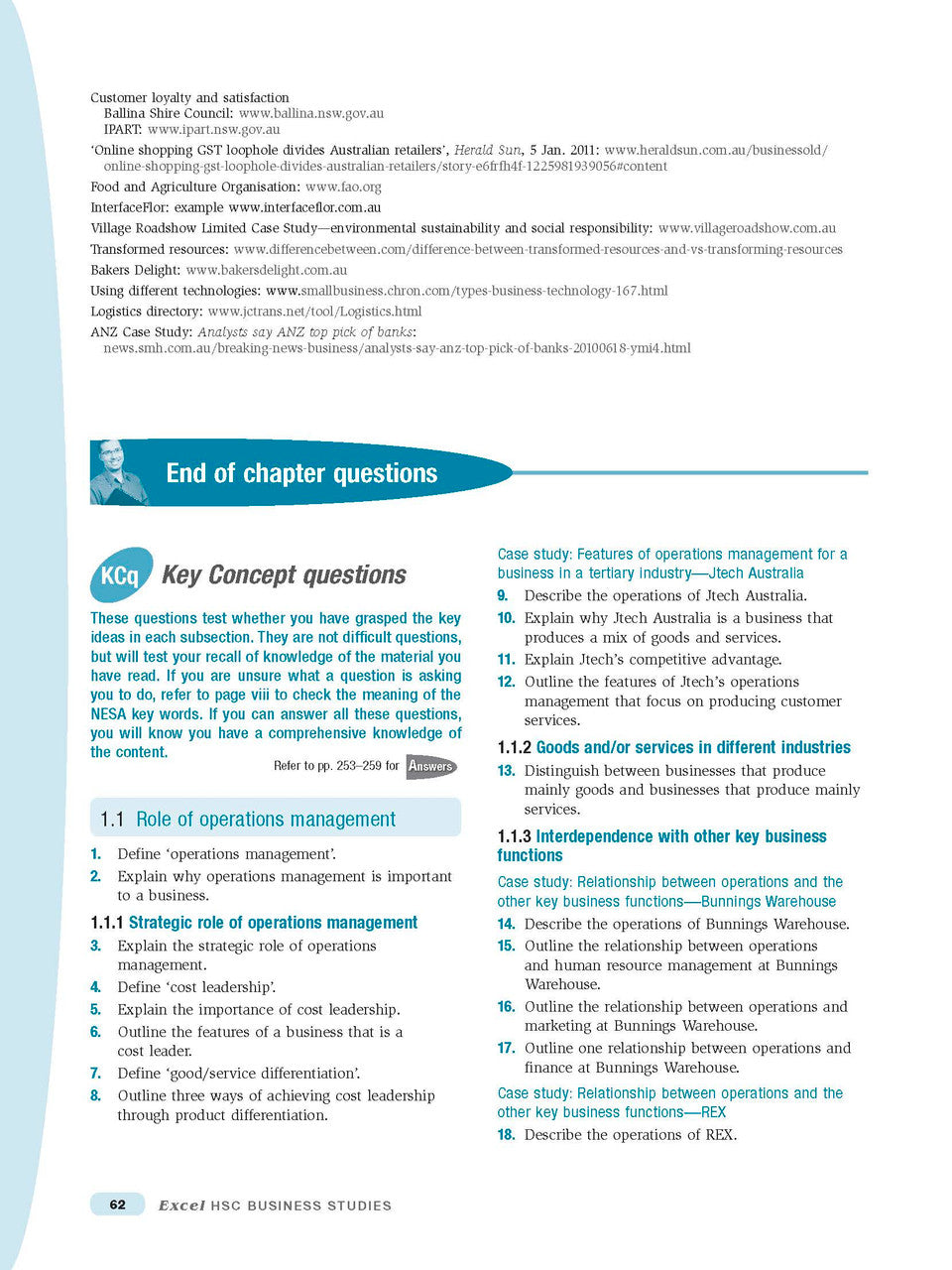 Excel HSC - Business Studies Study Guide — inside page 10