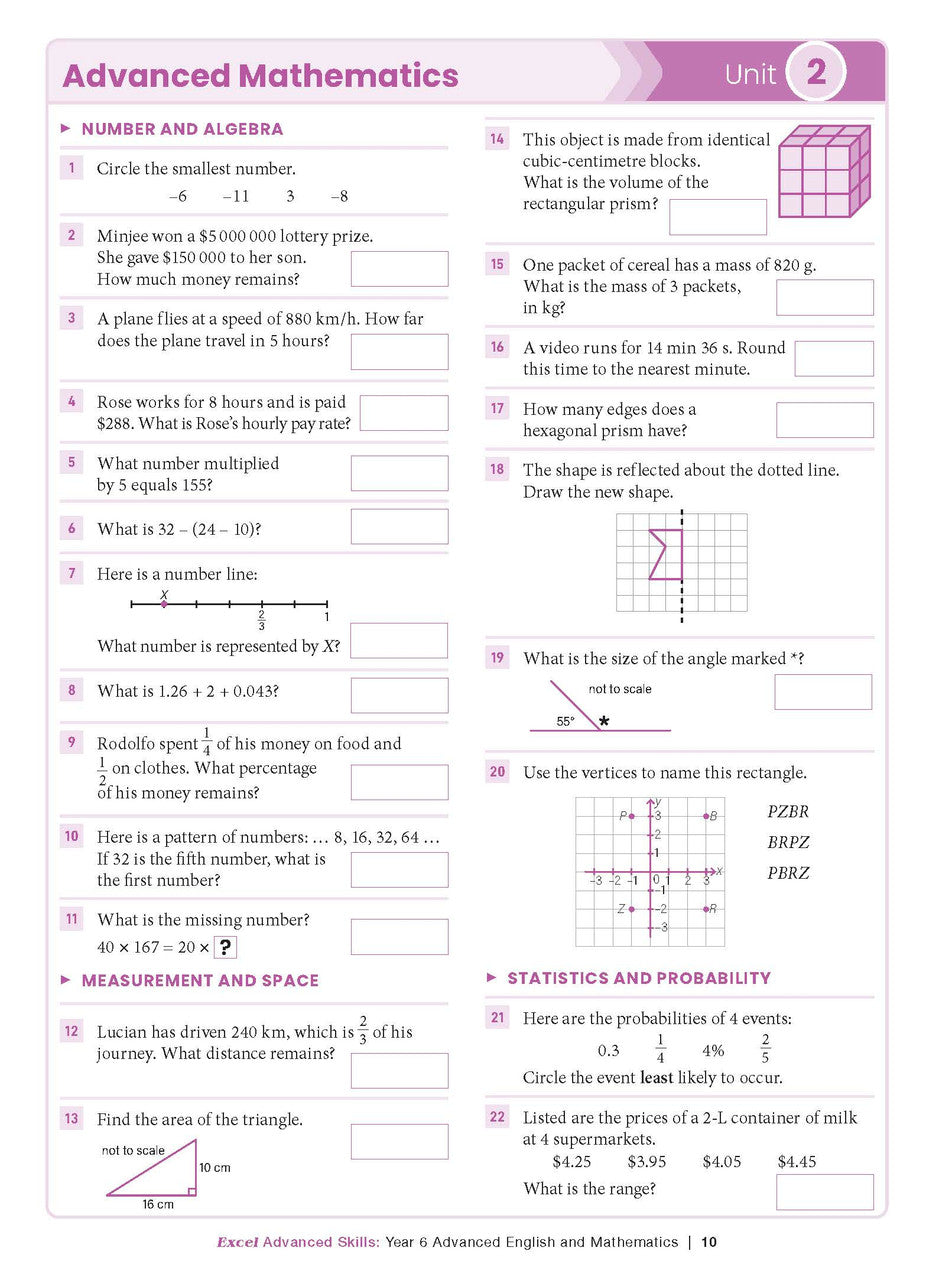 Excel Advanced Skills - Advanced English and Mathematics Year 6 – inside page 5