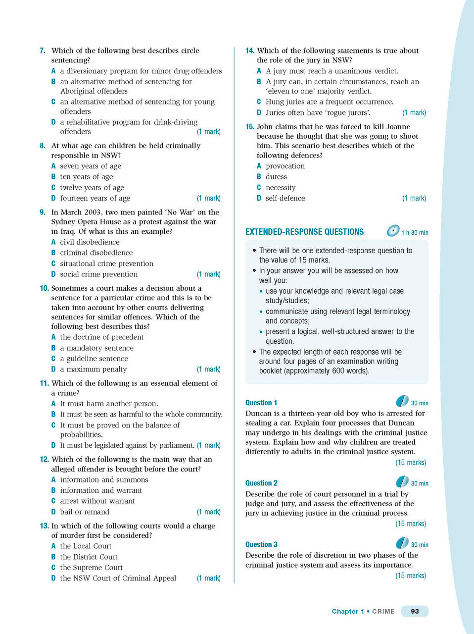 Excel HSC - Legal Studies Study Guide — inside page 11