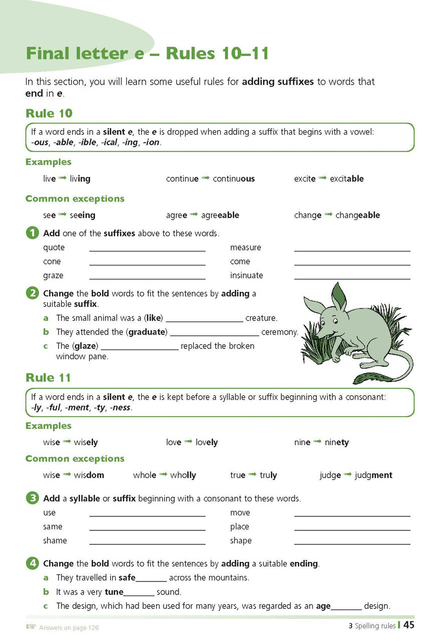 Excel Handbooks - Primary Spelling Years 3-6 — inside page 11