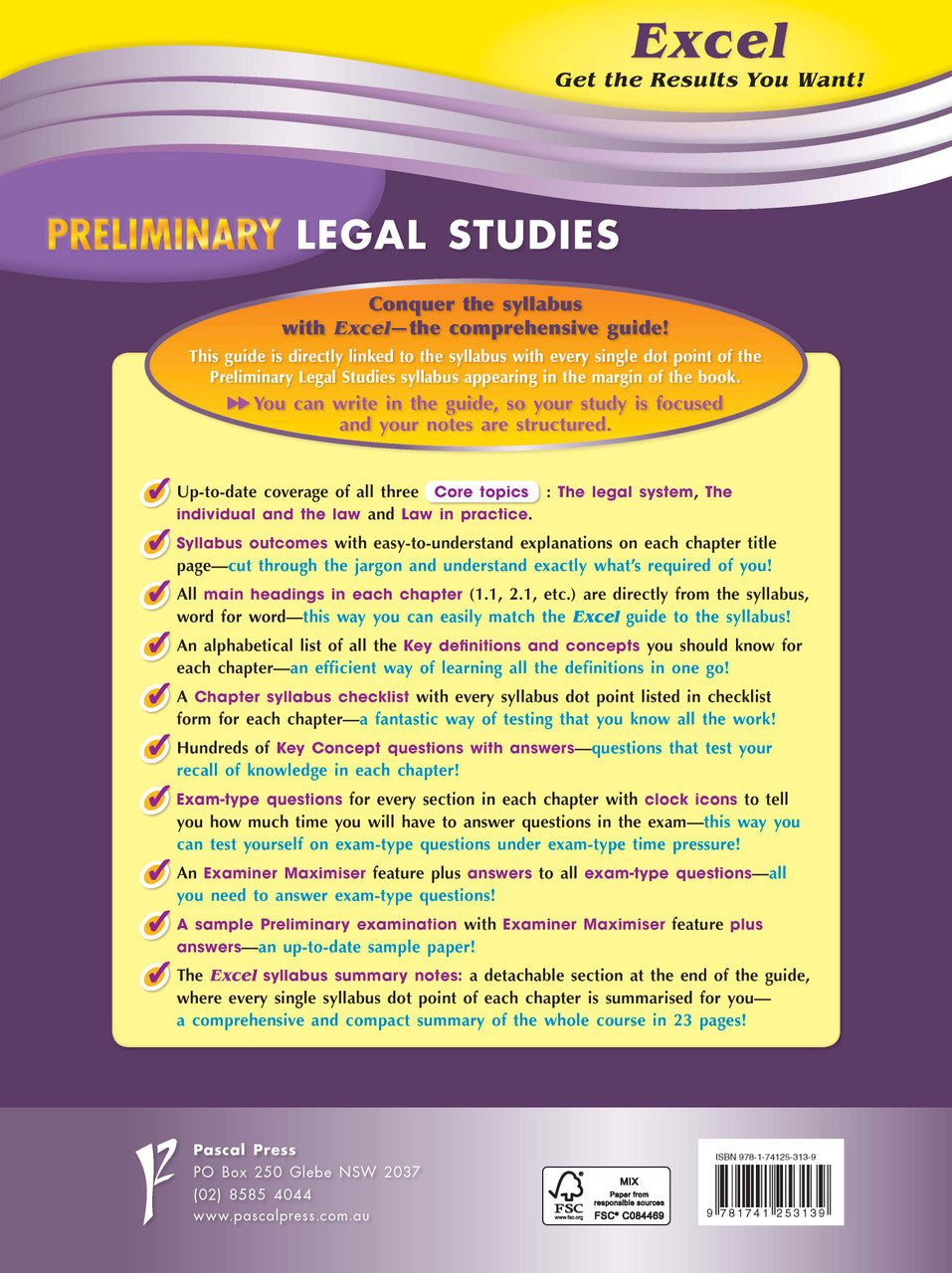 Excel Preliminary - Legal Studies Study Guide — inside page 11