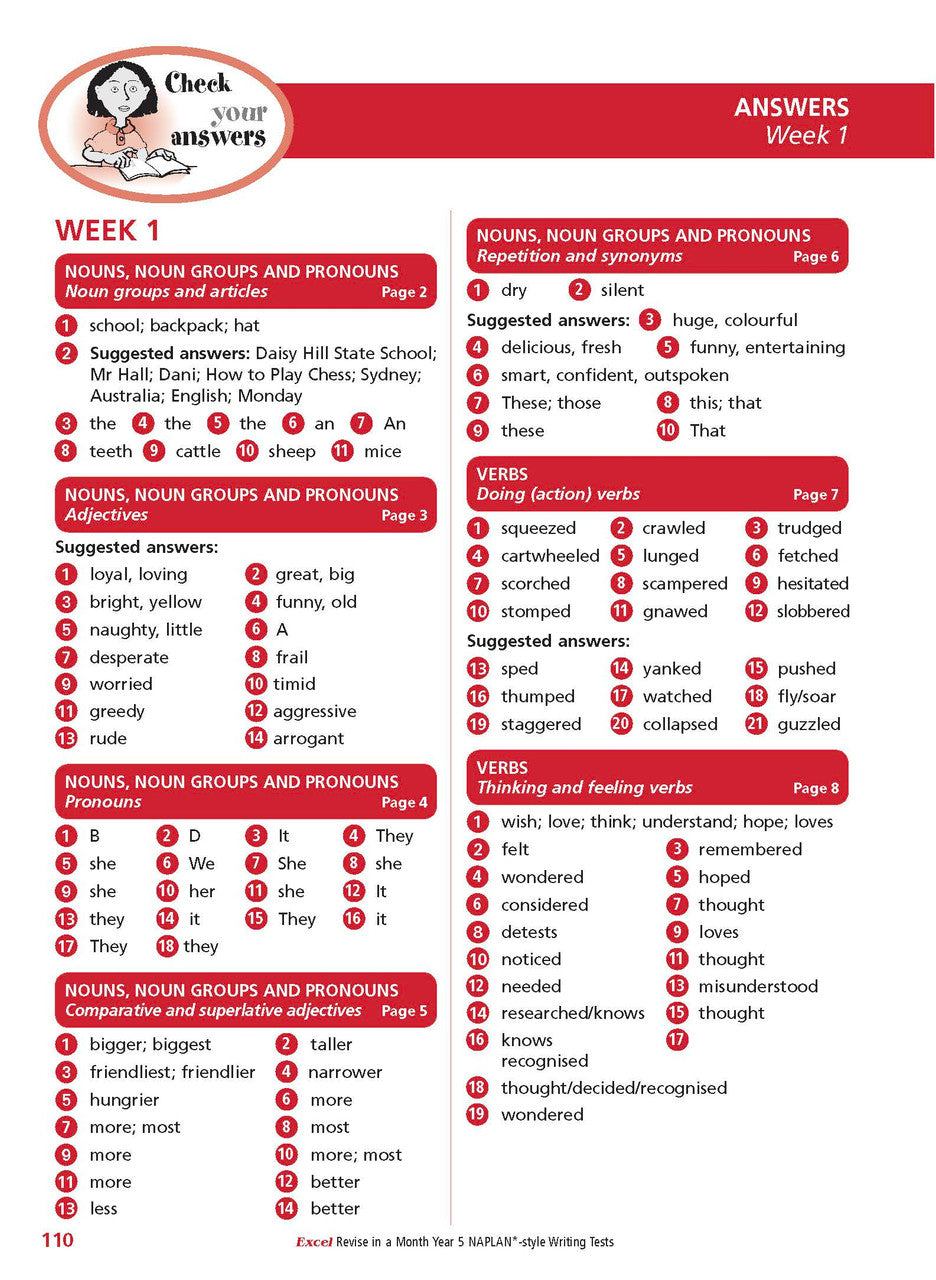 Excel Revise in a Month Year 5 NAPLAN*-style Writing Tests — inside page 11