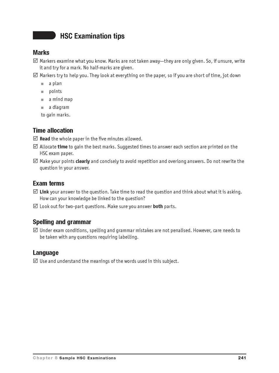 Excel HSC - Hospitality Study Guide — inside page 12