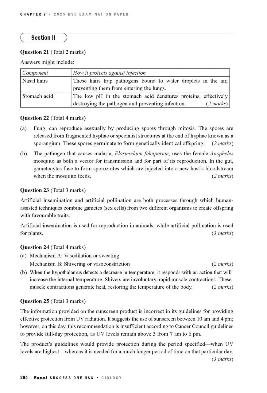Excel Success One HSC Biology 2026 Edition — inside page 12