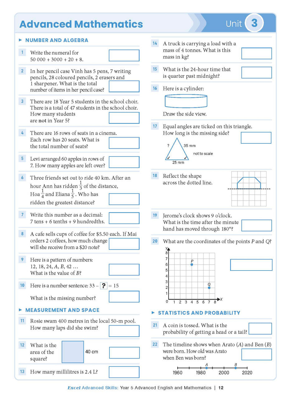 Excel Advanced Skills - Advanced English and Mathematics Year 5 – inside page 7