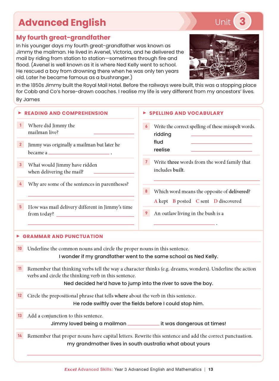 Excel Advanced Skills - Advanced English and Mathematics Year 3 – inside page 8