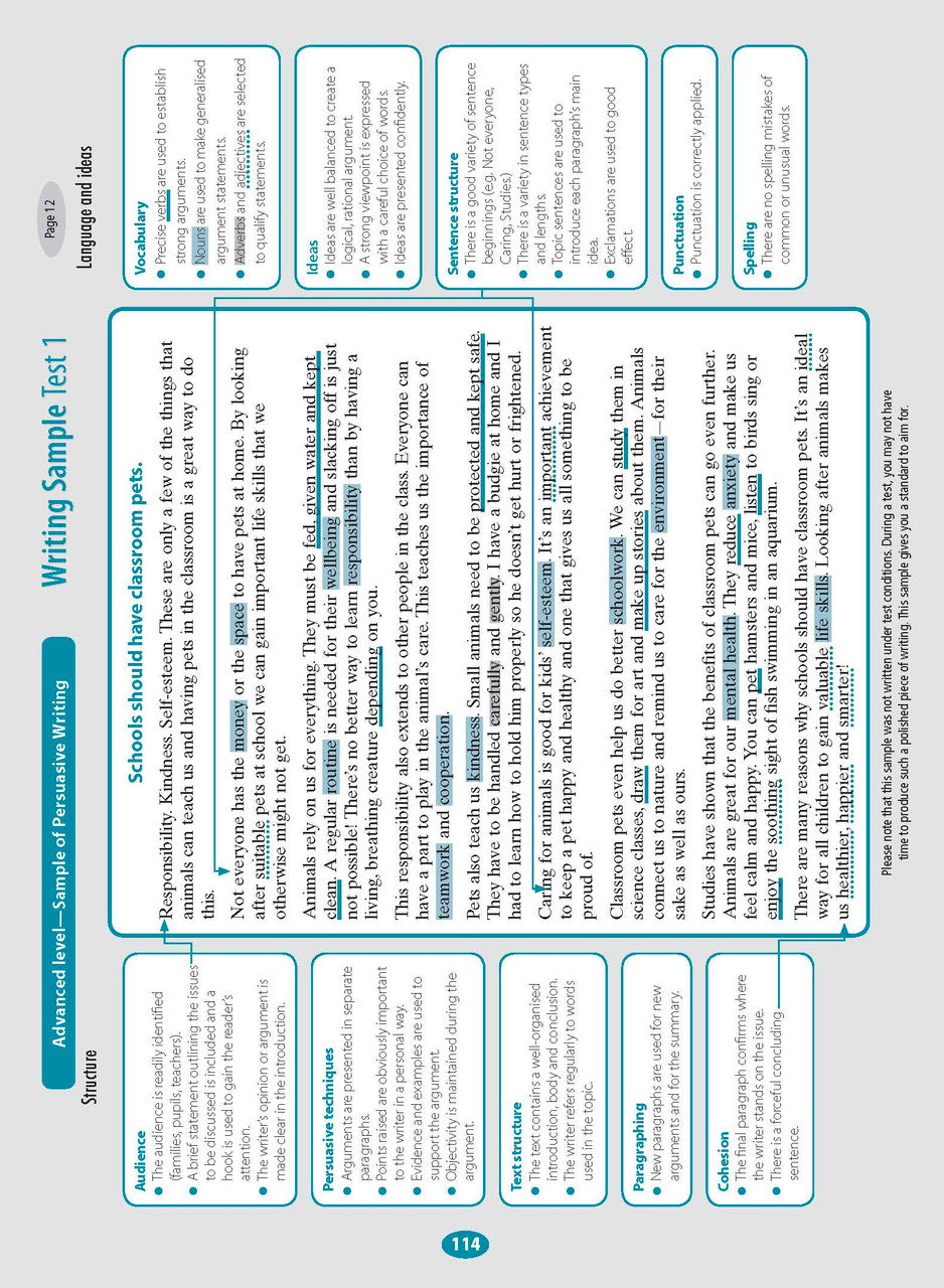 Excel Advanced NAPLAN*-style Tests Year 3 — inside page 13