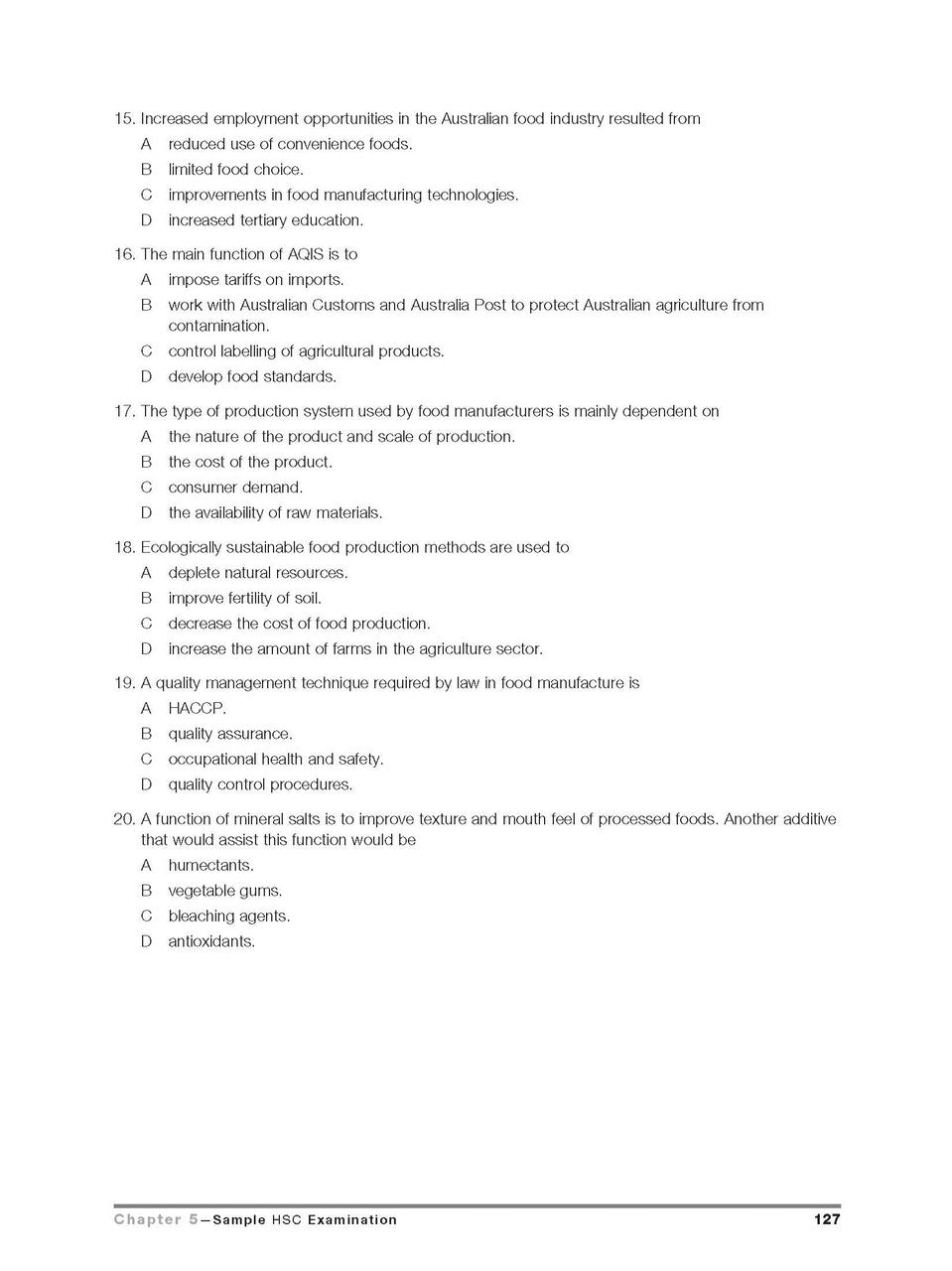 Excel HSC - Food Technology Study Guide — inside page 13