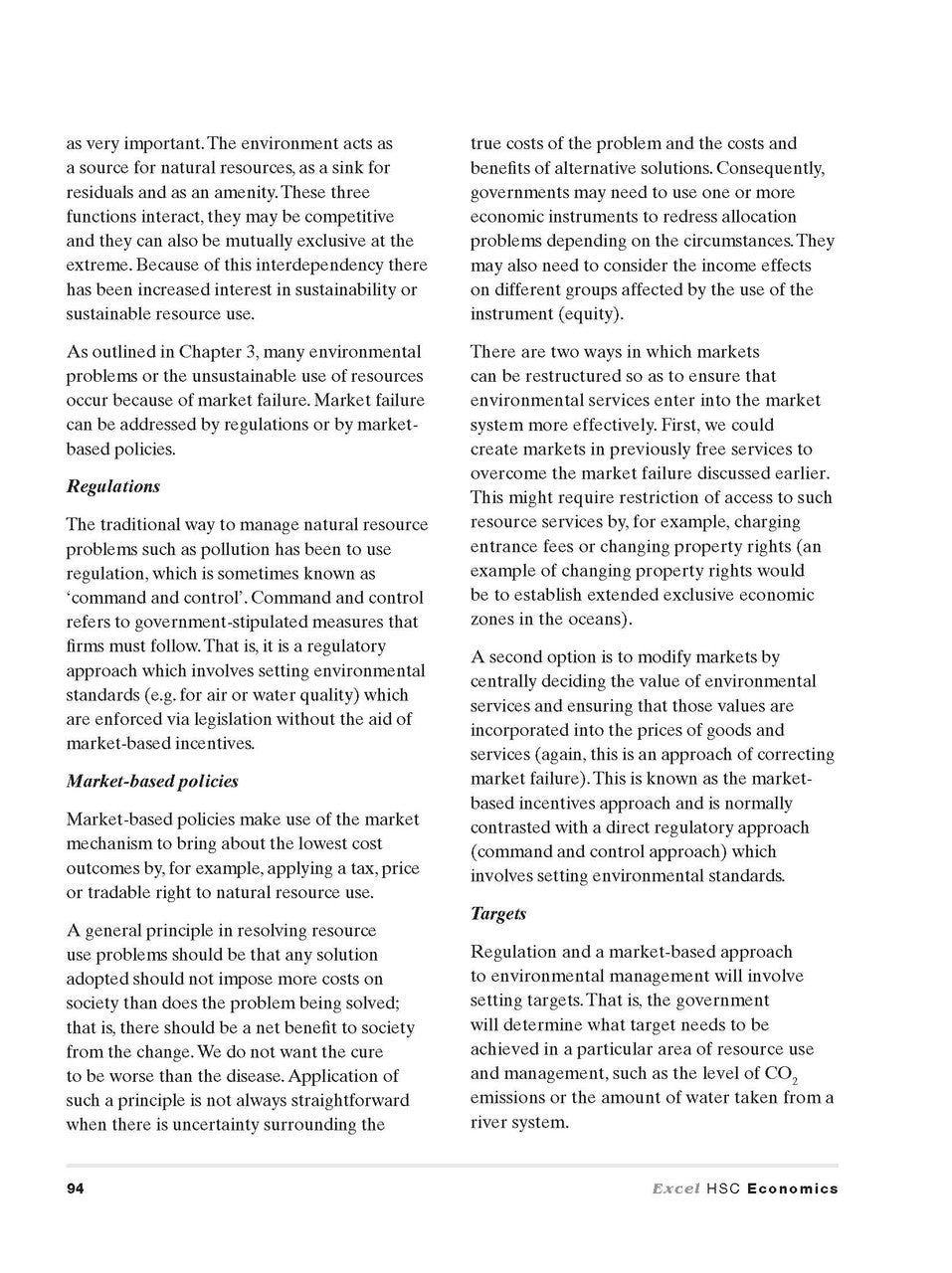 Excel HSC - Economics Study Guide with HSC Study Cards — inside page 13
