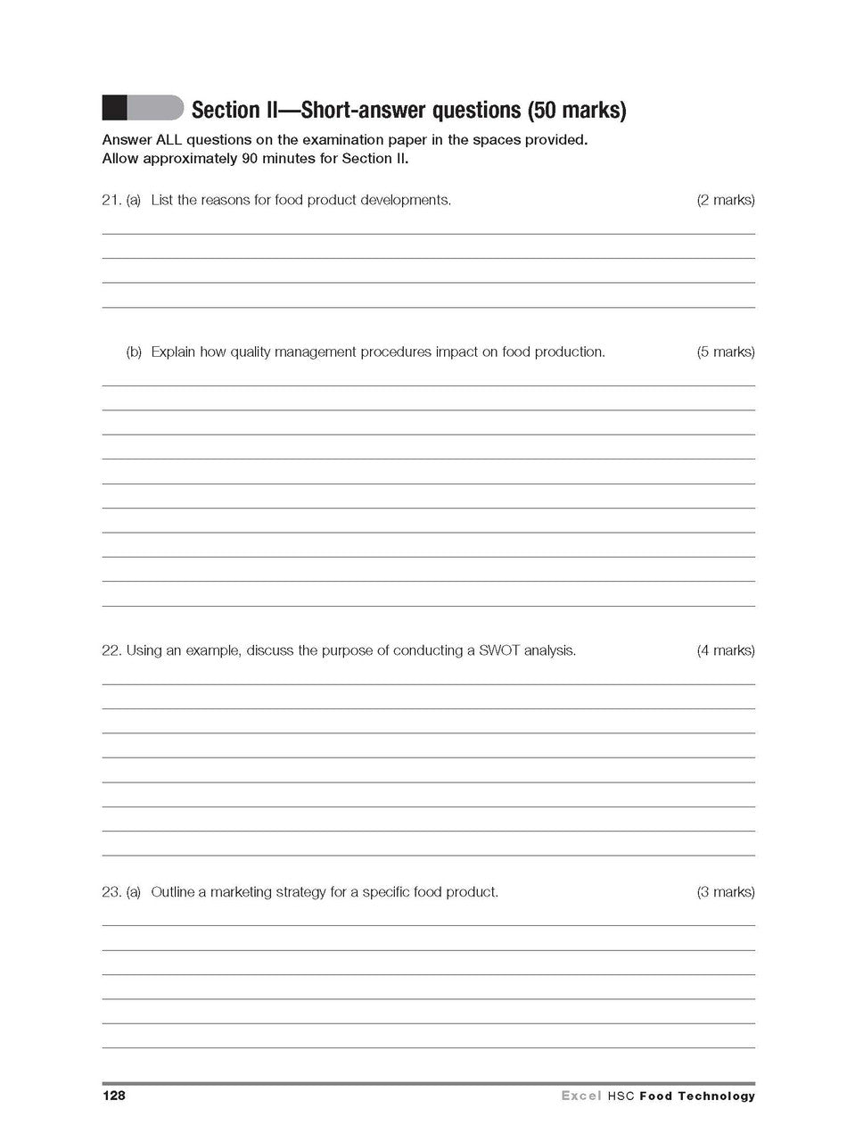 Excel HSC - Food Technology Study Guide — inside page 14