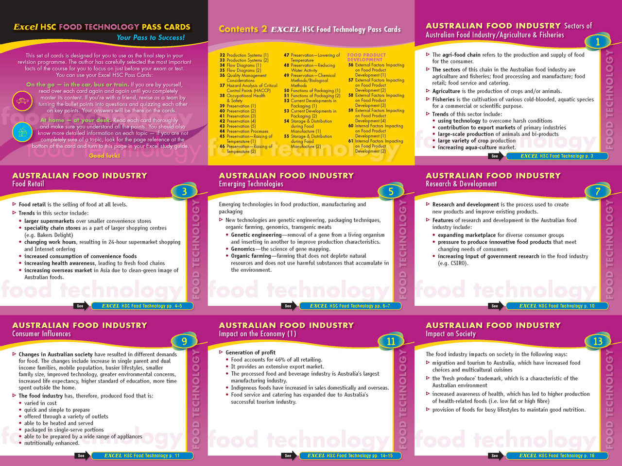 Excel HSC - Food Technology Study Guide — inside page 16