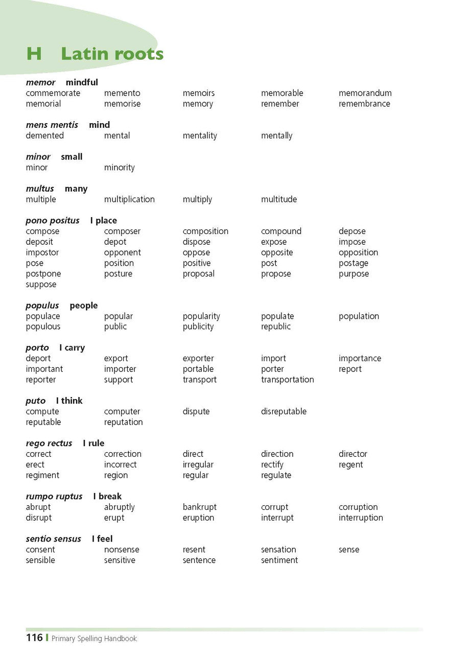 Excel Handbooks - Primary Spelling Years 3-6 — inside page 17