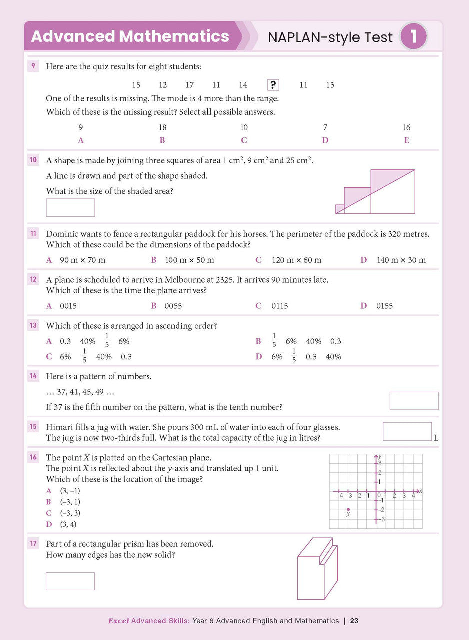 Excel Advanced Skills - Advanced English and Mathematics Year 6 – inside page 10