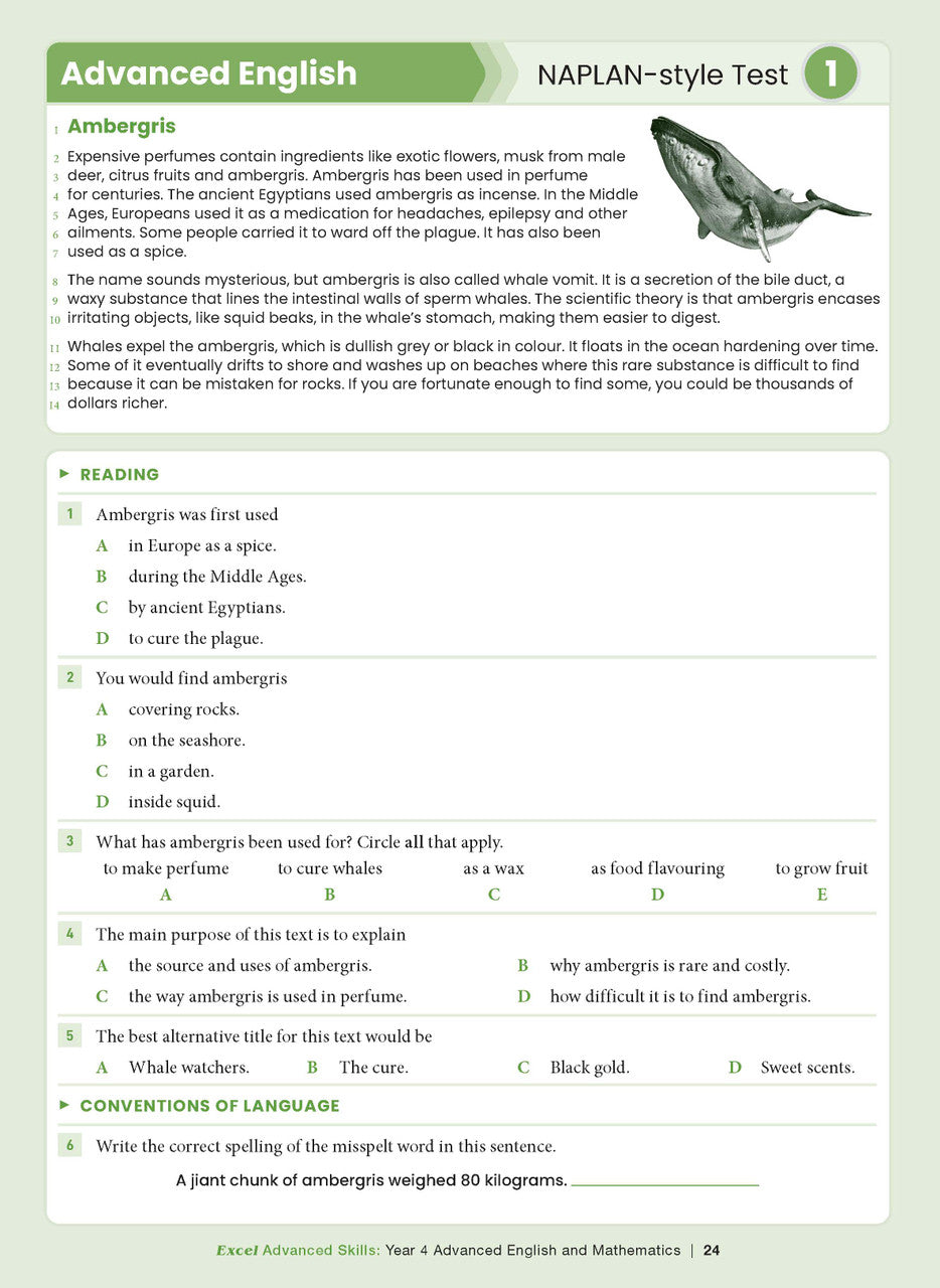 Excel Advanced Skills - Advanced English and Mathematics Year 4 – inside page 11