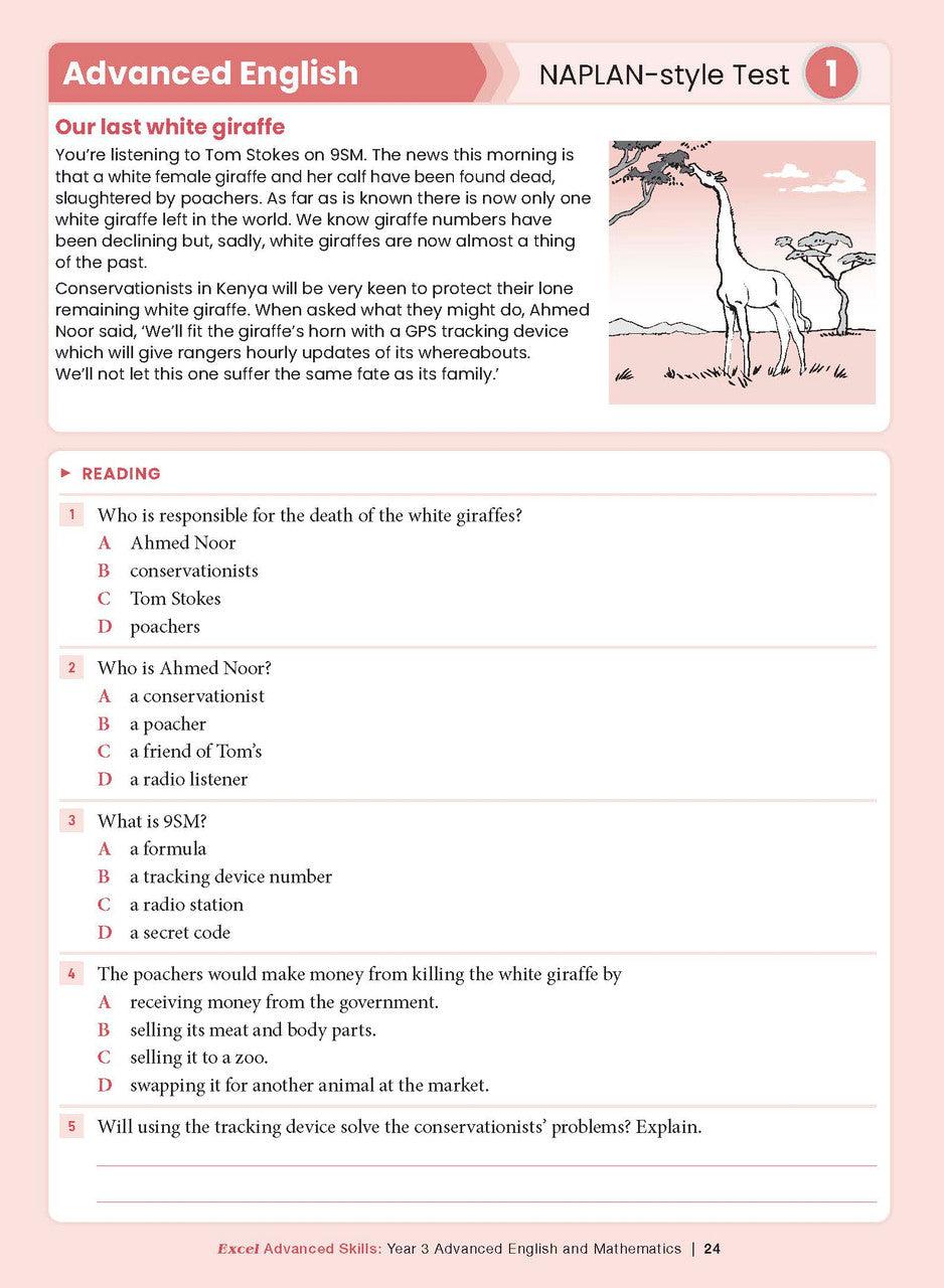 Excel Advanced Skills - Advanced English and Mathematics Year 3 – inside page 10
