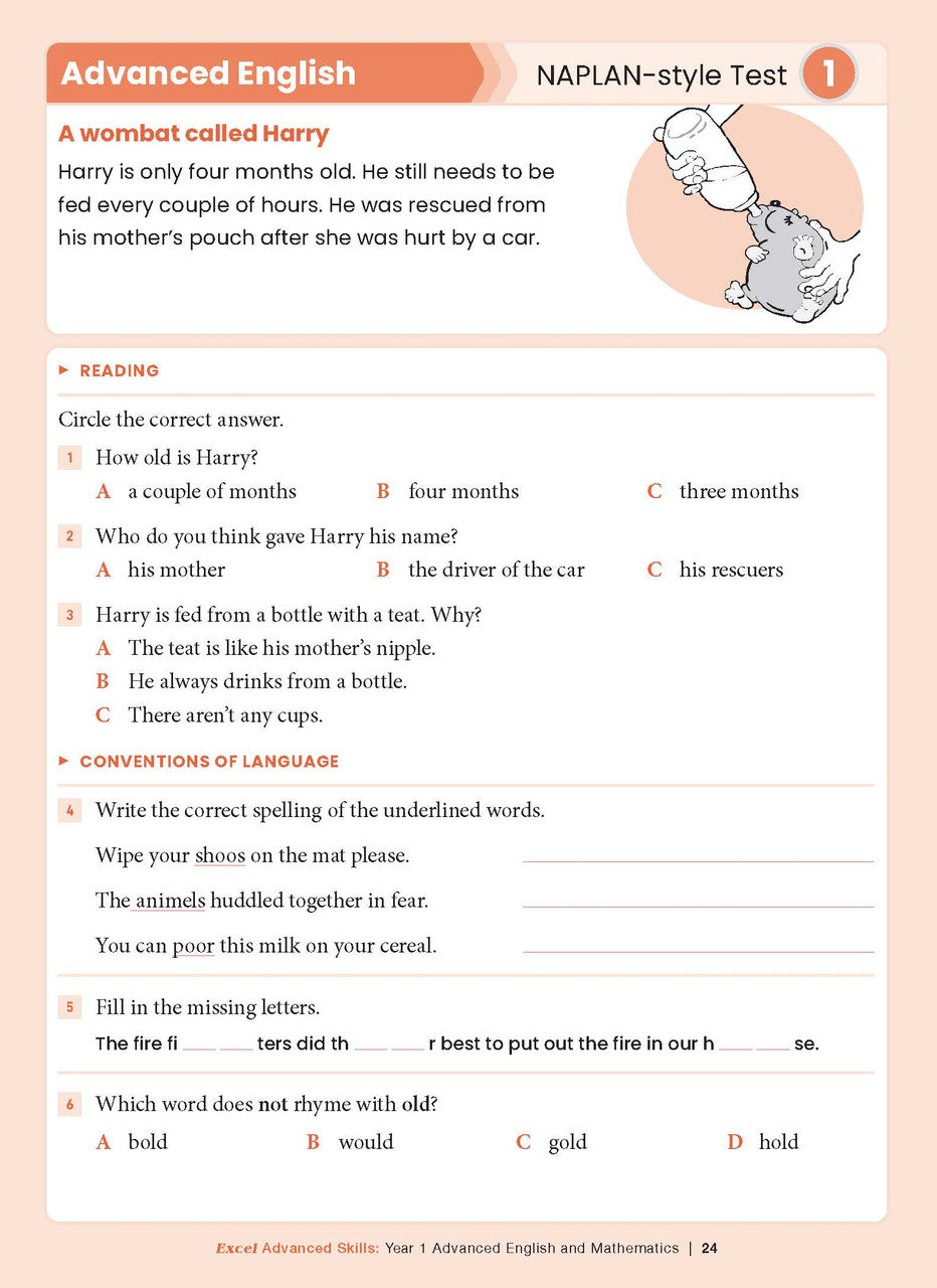 Excel Advanced Skills - Advanced English and Mathematics Year 1 – inside page 11