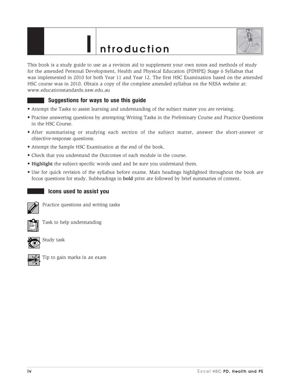 Excel HSC and Preliminary - PDHPE Study Guide — inside page 2