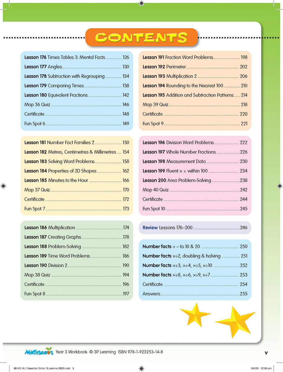 ABC Mathseeds Maths Skills Year 3 — inside page 3
