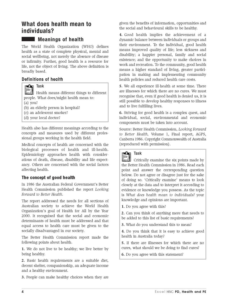 Excel HSC and Preliminary - PDHPE Study Guide — inside page 7