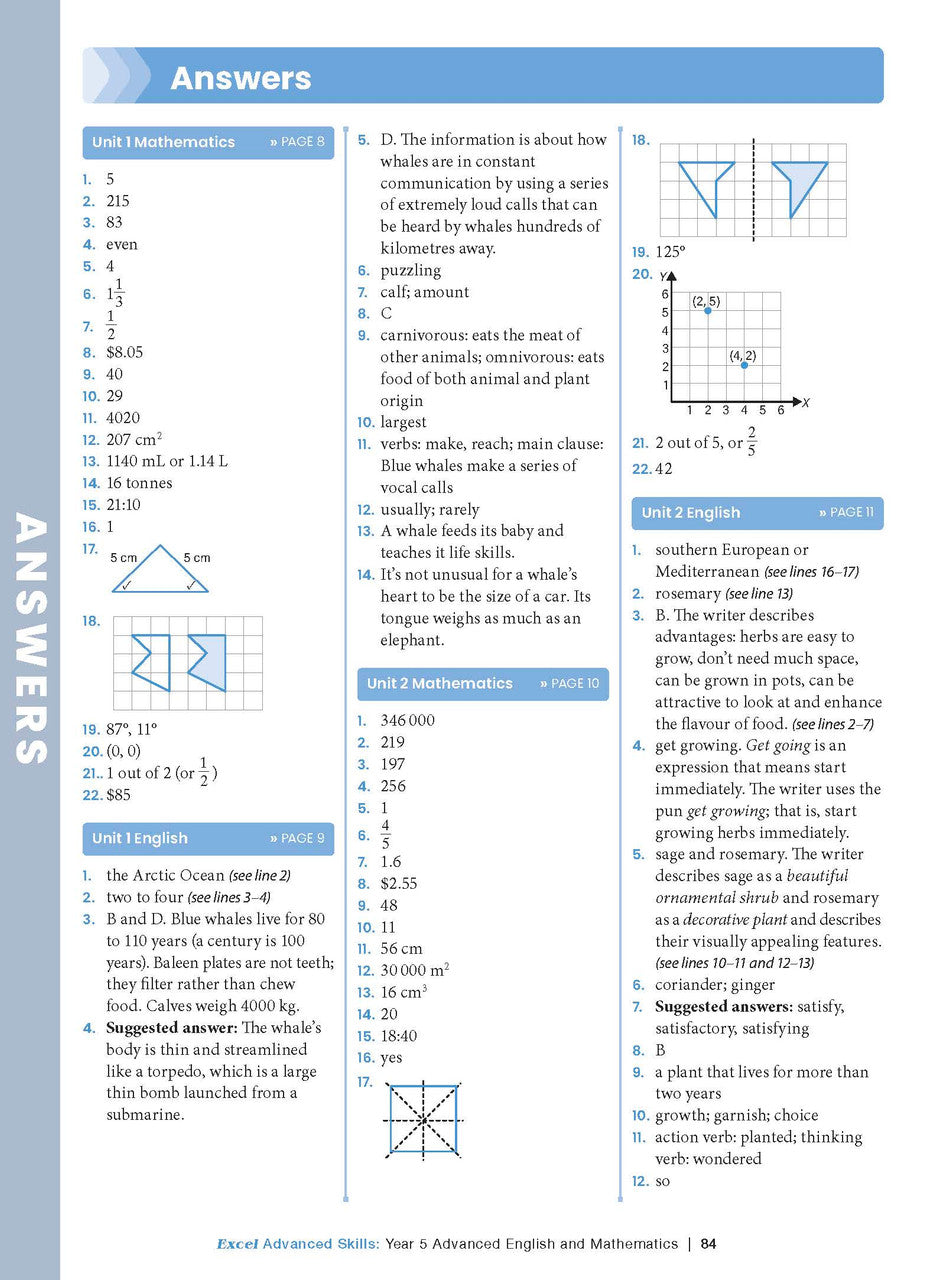 Excel Advanced Skills - Advanced English and Mathematics Year 5 – inside page 13