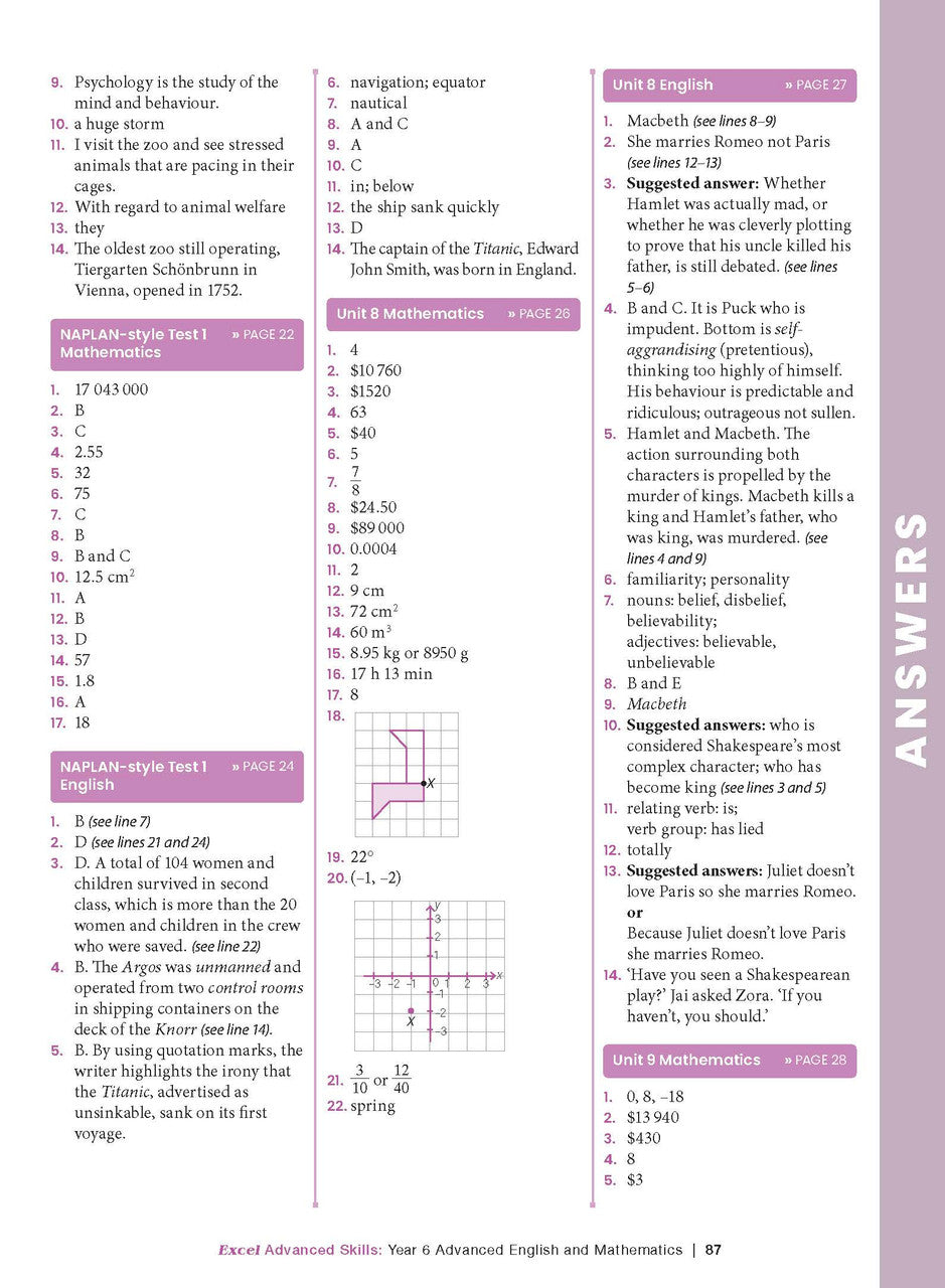 Excel Advanced Skills - Advanced English and Mathematics Year 6 – inside page 14
