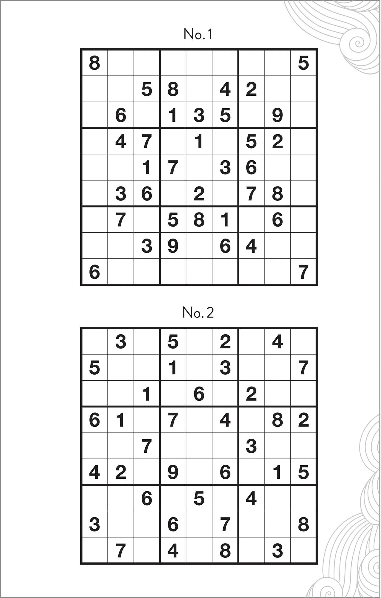 Mindful 600 Puzzles - Sudoku - Green Ombre — inside page 1