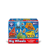 Orchard Toys - Big Wheels 4x8 Pieces Puzzle