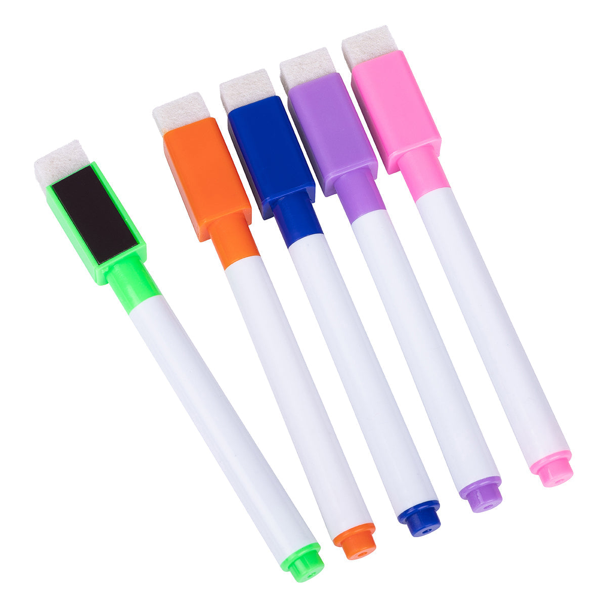 Write N Wipe Pens - 5 Pack (Coloured)