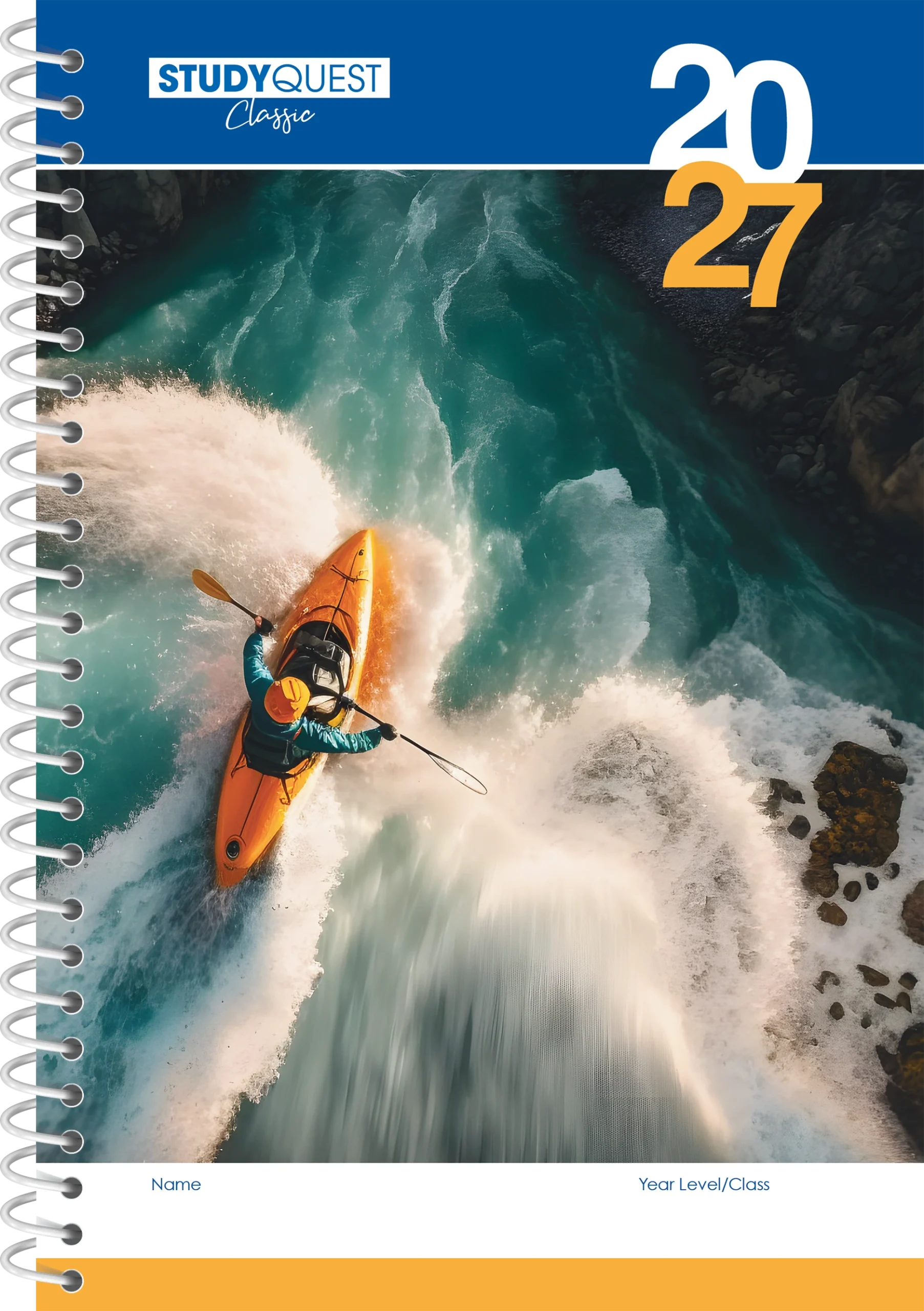 StudyQuest Classic Weekly Student Diary 2027 - Years 6-12, Coil Bound — Createl SQE — image 1
