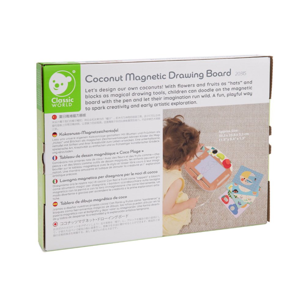 Classic World Coconut Magnetic Drawing Board - view 2