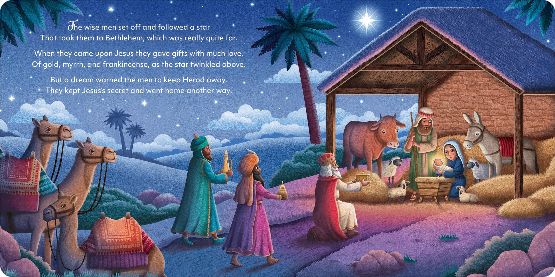 Story Time - Padded Board Book - The Nativity — inside page 1