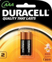 Duracell Alkaline AAA Batteries (Pack of 2)