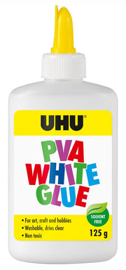Glue Uhu Pva - White 125ML Each
